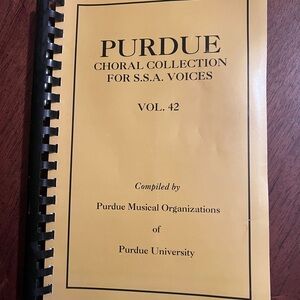 Purdue Choral Collection For SSA Voices Book Vintage